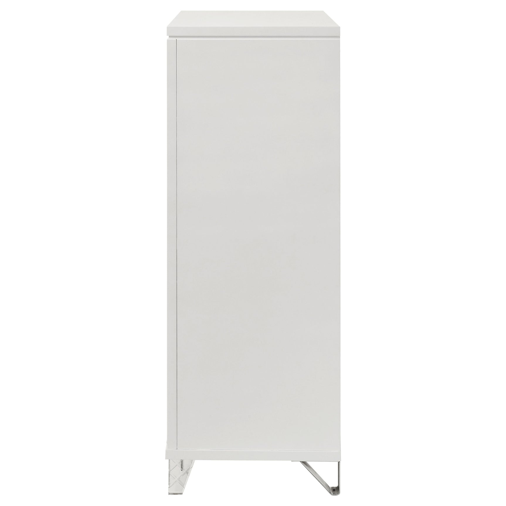 Marmore 5-drawer Bedroom Chest of Drawers White - Tampa Furniture Outlet