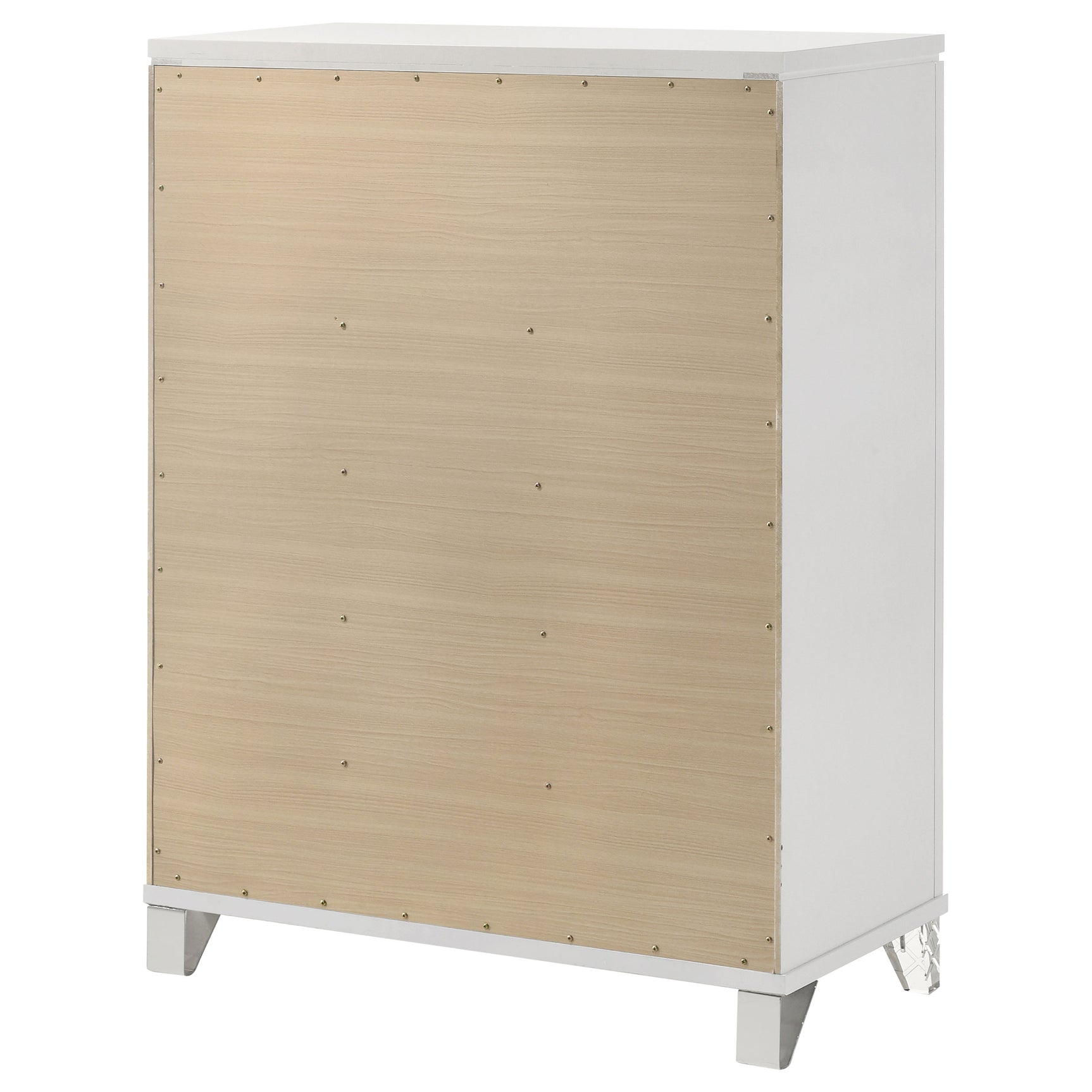 Marmore 5-drawer Bedroom Chest of Drawers White - Tampa Furniture Outlet