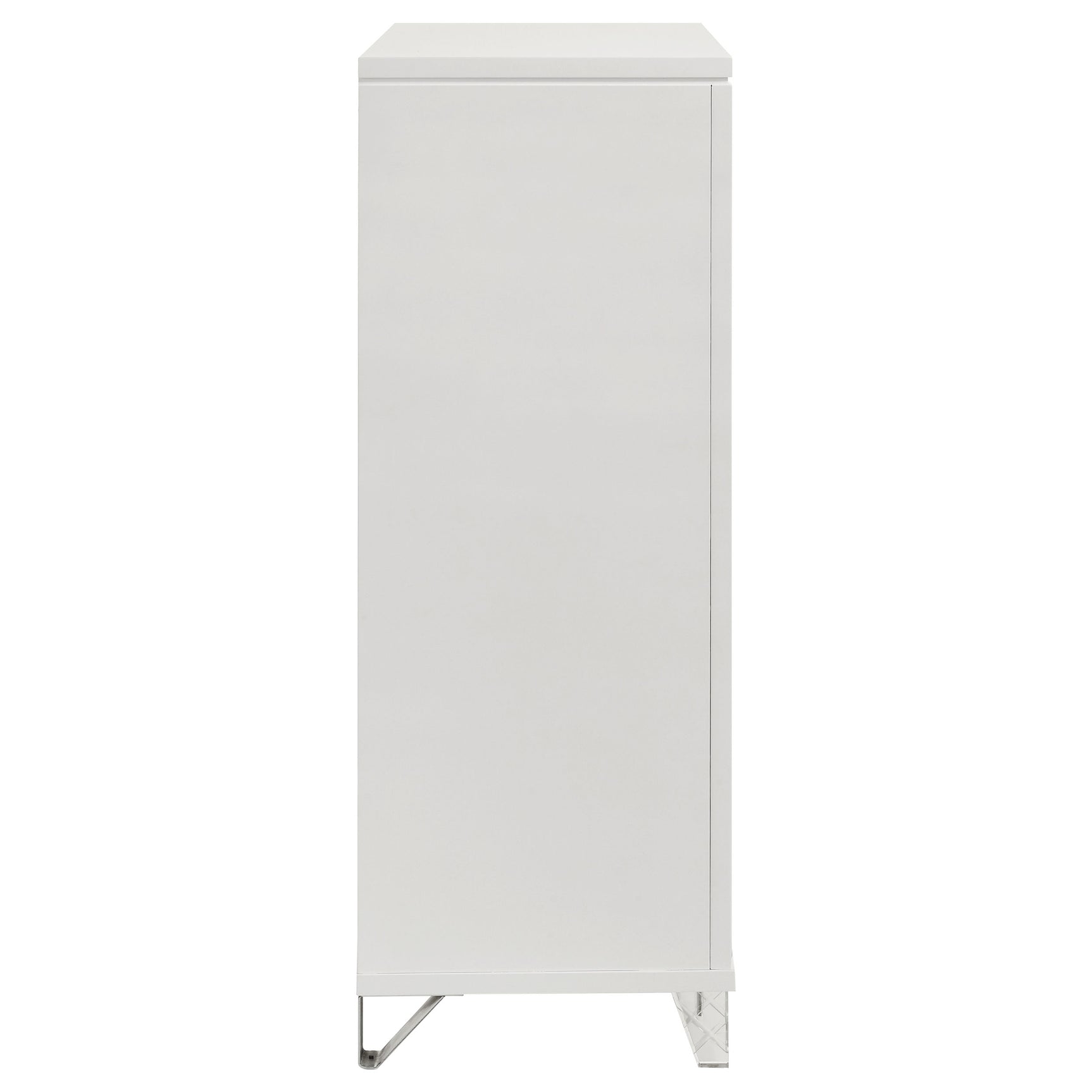 Marmore 5-drawer Bedroom Chest of Drawers White - Tampa Furniture Outlet