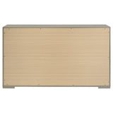 Ives 6-drawer Dresser Cabinet Grey High Gloss - Tampa Furniture Outlet