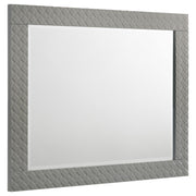 Tampa Furniture Outlet - Coaster - Ives Dresser Mirror Grey High Gloss - 224974