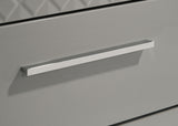 Ives 5-drawer Bedroom Chest of Drawers Grey High Gloss - Tampa Furniture Outlet