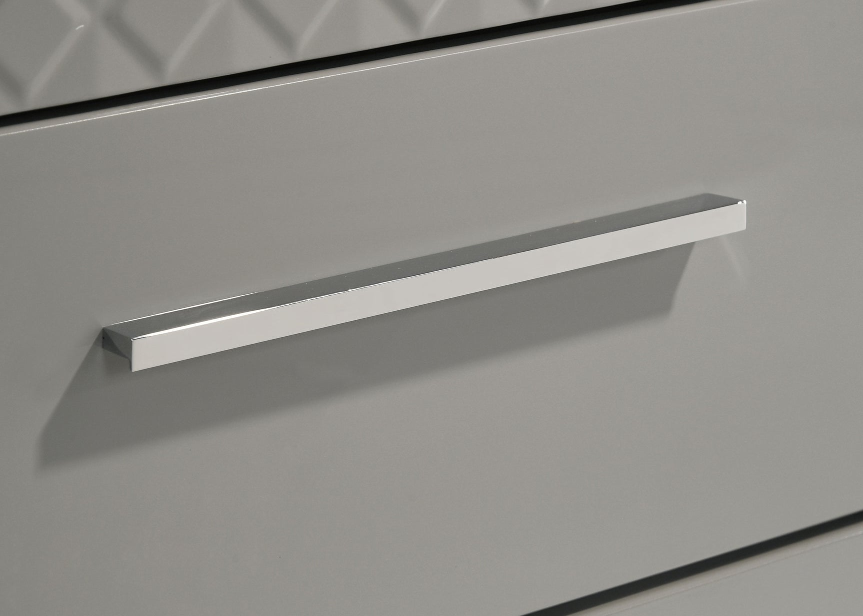 Ives 5-drawer Bedroom Chest of Drawers Grey High Gloss - Tampa Furniture Outlet
