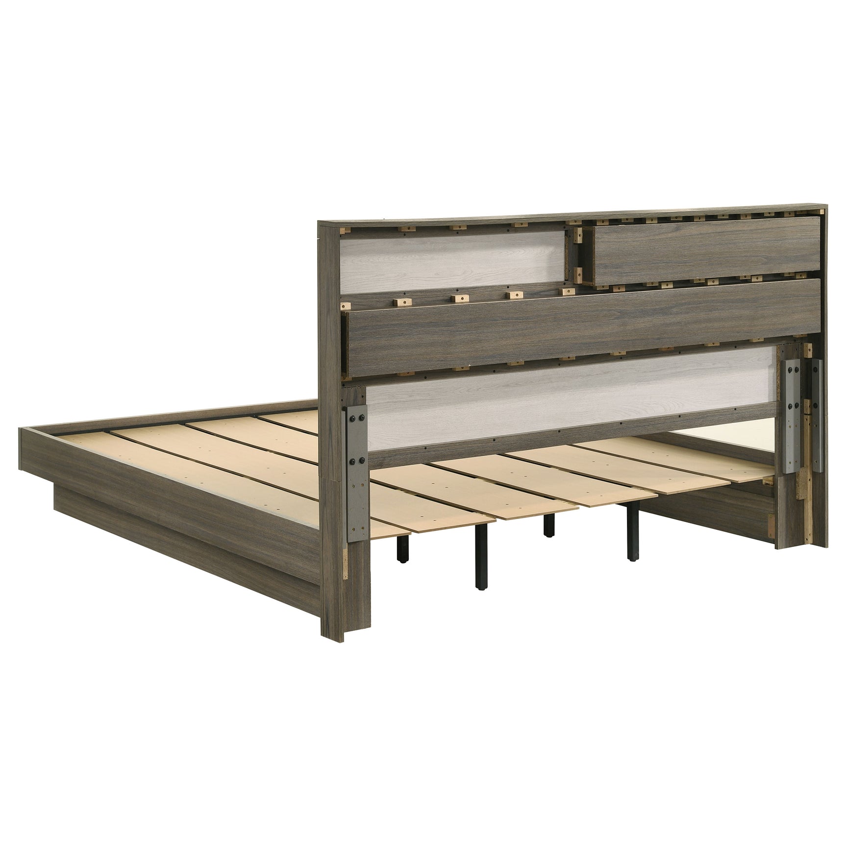 Fenwick 4-piece Eastern King Bedroom Set Grey Oak - Tampa Furniture Outlet