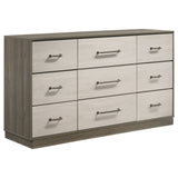 Fenwick 4-piece Eastern King Bedroom Set Grey Oak - Tampa Furniture Outlet
