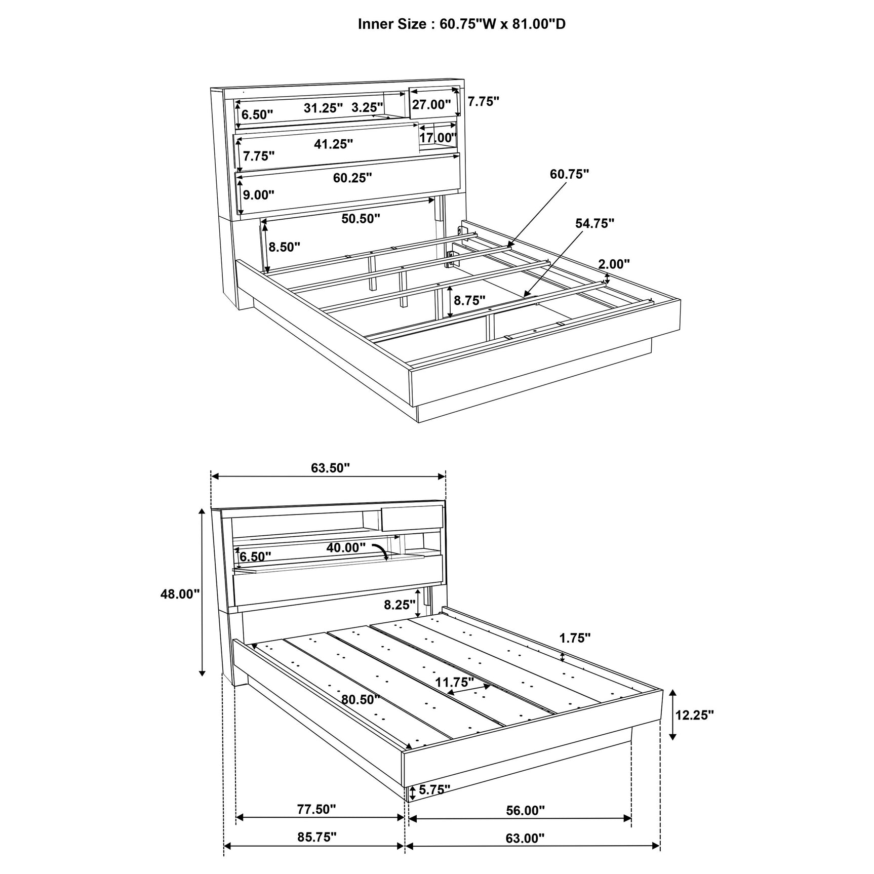 Fenwick 5-piece Queen Bedroom Set Grey Oak - Tampa Furniture Outlet