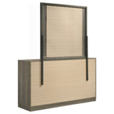 Fenwick 9-drawer Dresser with Mirror Grey Oak - Tampa Furniture Outlet