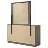 Fenwick 9-drawer Dresser with Mirror Grey Oak - Tampa Furniture Outlet