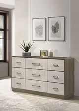 Fenwick 9-drawer Dresser Grey Oak - Tampa Furniture Outlet