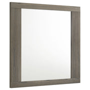 Tampa Furniture Outlet - Coaster - Fenwick Dresser Mirror Grey Oak - 224984