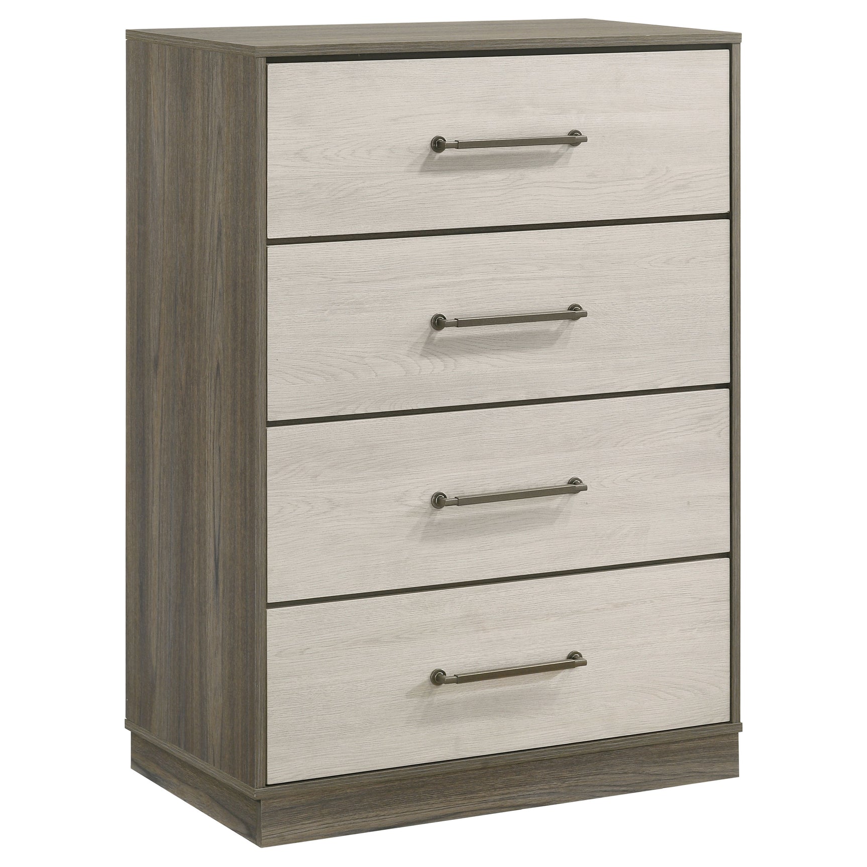 Tampa Furniture Outlet - Coaster - Fenwick 4-drawer Chest of Drawers Grey Oak - 224985