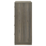Fenwick 4-drawer Chest of Drawers Grey Oak - Tampa Furniture Outlet