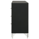 Lucia 6-drawer Dresser Cabinet Black - Tampa Furniture Outlet