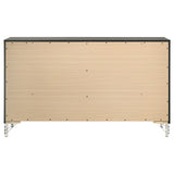 Lucia 6-drawer Dresser Cabinet Black - Tampa Furniture Outlet