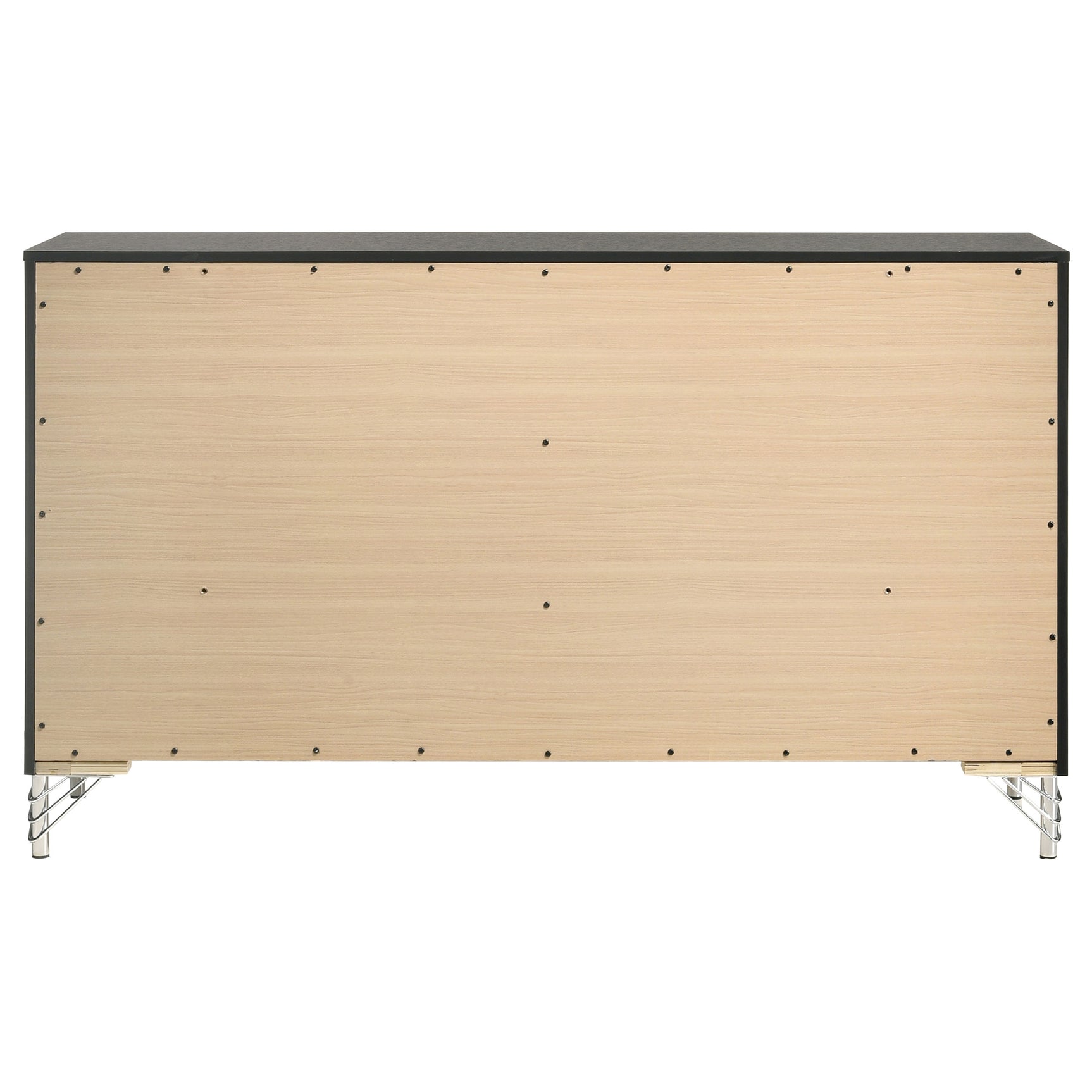 Lucia 6-drawer Dresser Cabinet Black - Tampa Furniture Outlet