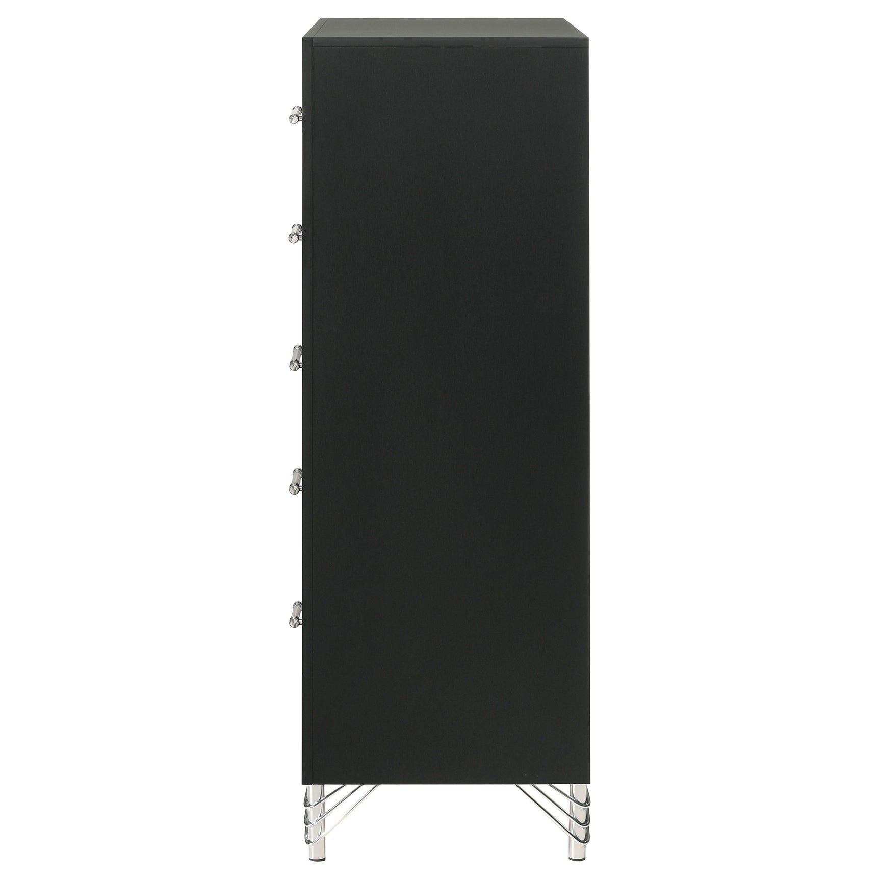 Lucia 5-drawer Bedroom Chest of Drawers Black - Tampa Furniture Outlet