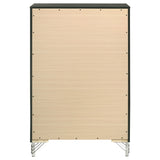 Lucia 5-drawer Bedroom Chest of Drawers Black - Tampa Furniture Outlet