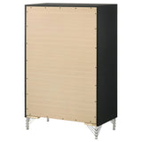 Lucia 5-drawer Bedroom Chest of Drawers Black - Tampa Furniture Outlet