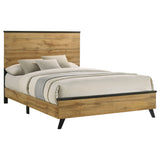 Kaywood 52-inch Eastern King Panel Bed Natural Pine - Tampa Furniture Outlet