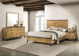 Tampa Furniture Outlet - Coaster - Kaywood 4-piece Queen Bedroom Set Natural Pine - 225001Q-S4