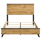 Kaywood 52-inch Queen Panel Bed Natural Pine - Tampa Furniture Outlet