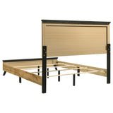 Kaywood 52-inch Queen Panel Bed Natural Pine - Tampa Furniture Outlet