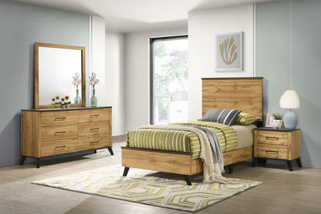 Tampa Furniture Outlet - Coaster - Kaywood 4-piece Twin Bedroom Set Natural Pine - 225001T-S4