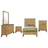 Kaywood 5-piece Twin Bedroom Set Natural Pine - Tampa Furniture Outlet