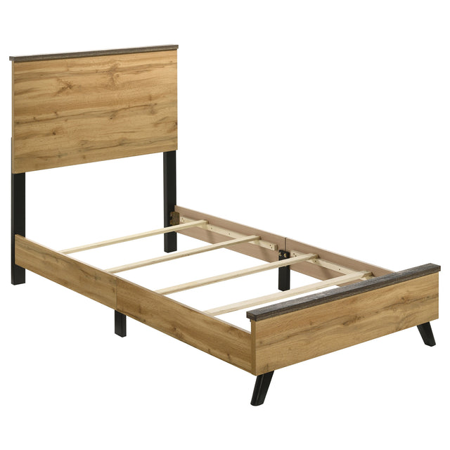 Tampa Furniture Outlet - Coaster - Kaywood 52-inch Twin Panel Bed Natural Pine - 225001T
