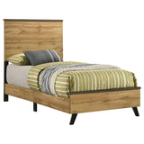 Kaywood 52-inch Twin Panel Bed Natural Pine - Tampa Furniture Outlet