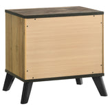 Kaywood 2-drawer Nightstand Bedside Table Natural Pine - Tampa Furniture Outlet