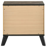 Kaywood 2-drawer Nightstand Bedside Table Natural Pine - Tampa Furniture Outlet
