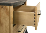 Kaywood 2-drawer Nightstand Bedside Table Natural Pine - Tampa Furniture Outlet