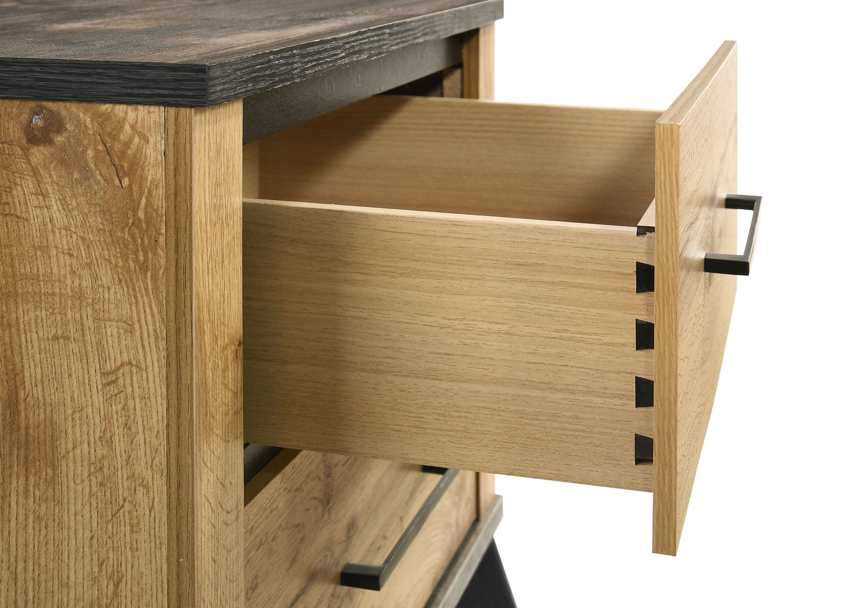 Kaywood 2-drawer Nightstand Bedside Table Natural Pine - Tampa Furniture Outlet