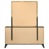 Kaywood 6-drawer Dresser and Mirror Natural Pine - Tampa Furniture Outlet