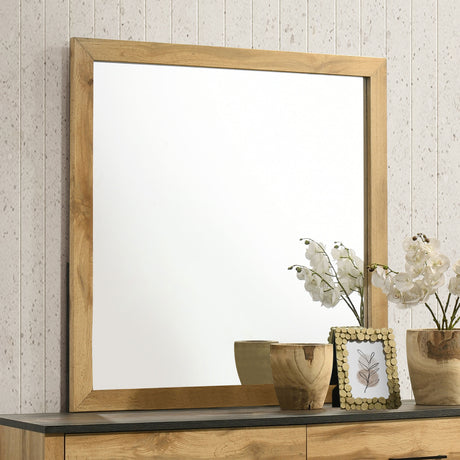 Kaywood Dresser Mirror Natural Pine - Tampa Furniture Outlet