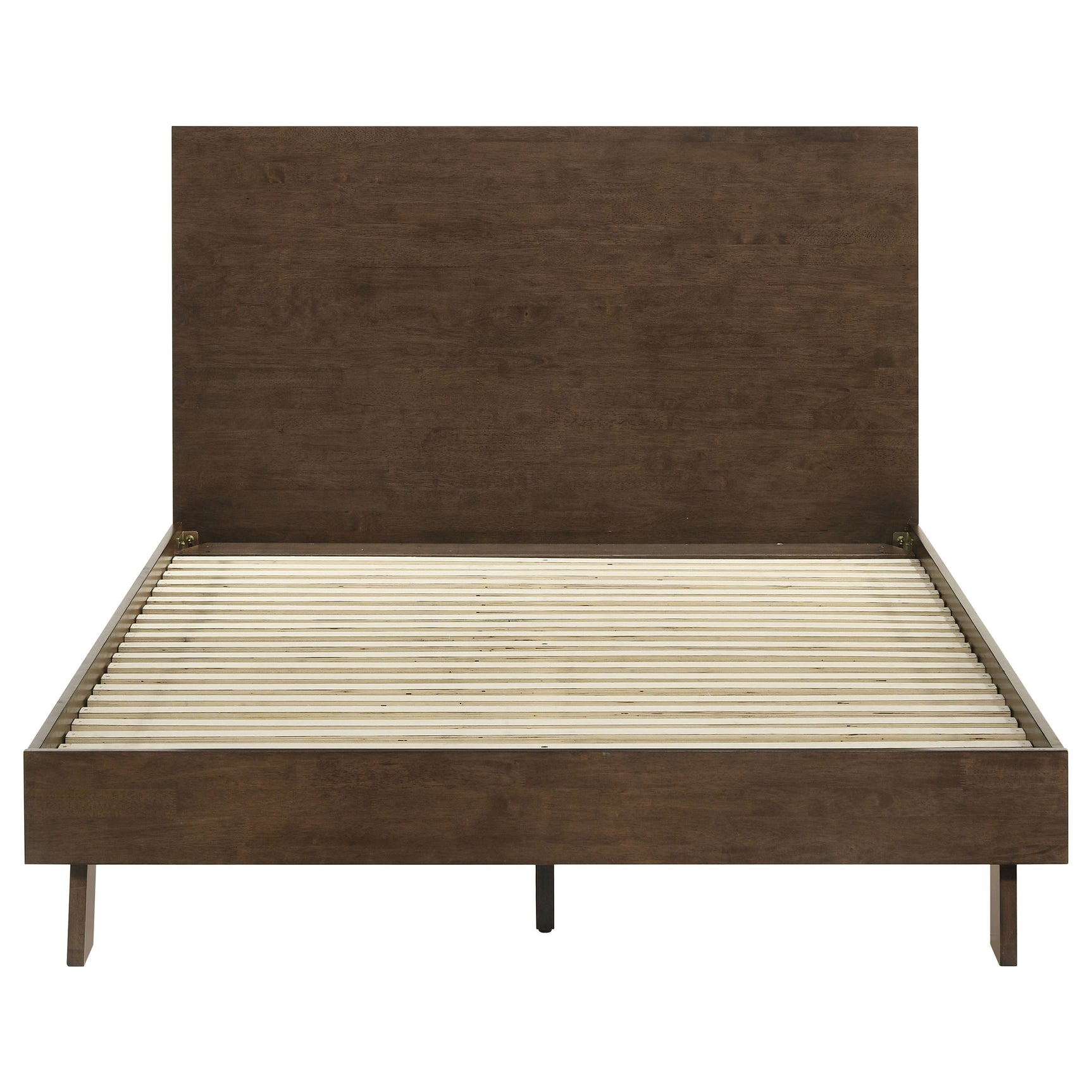 Glenwood 48-inch Queen Platform Panel Bed Warm Brown - Tampa Furniture Outlet