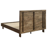Glenwood 48-inch Queen Platform Panel Bed Warm Brown - Tampa Furniture Outlet