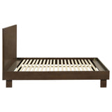 Glenwood 48-inch Queen Platform Panel Bed Warm Brown - Tampa Furniture Outlet