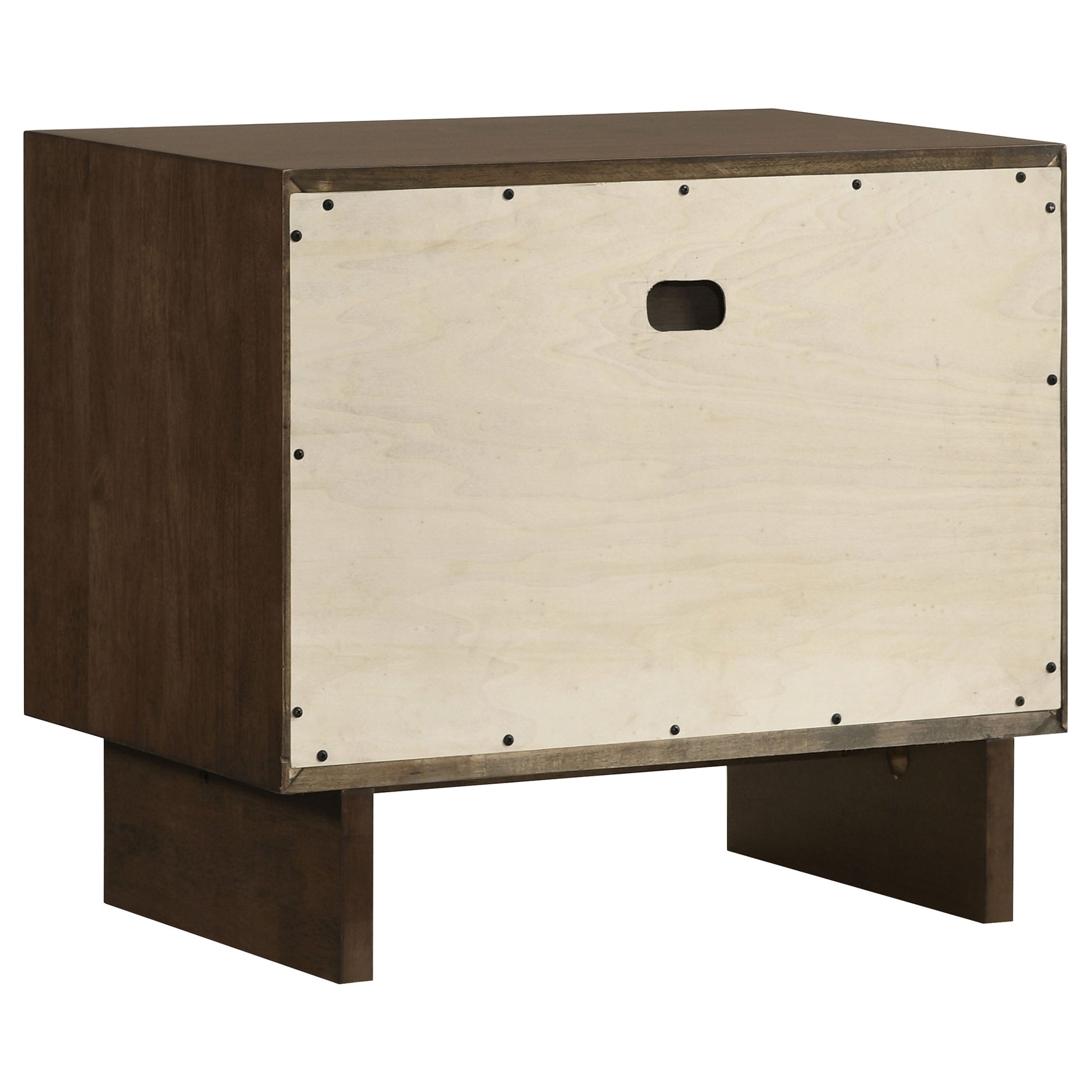 Glenwood 2-drawer Nightstand Bedside Table Warm Brown - Tampa Furniture Outlet