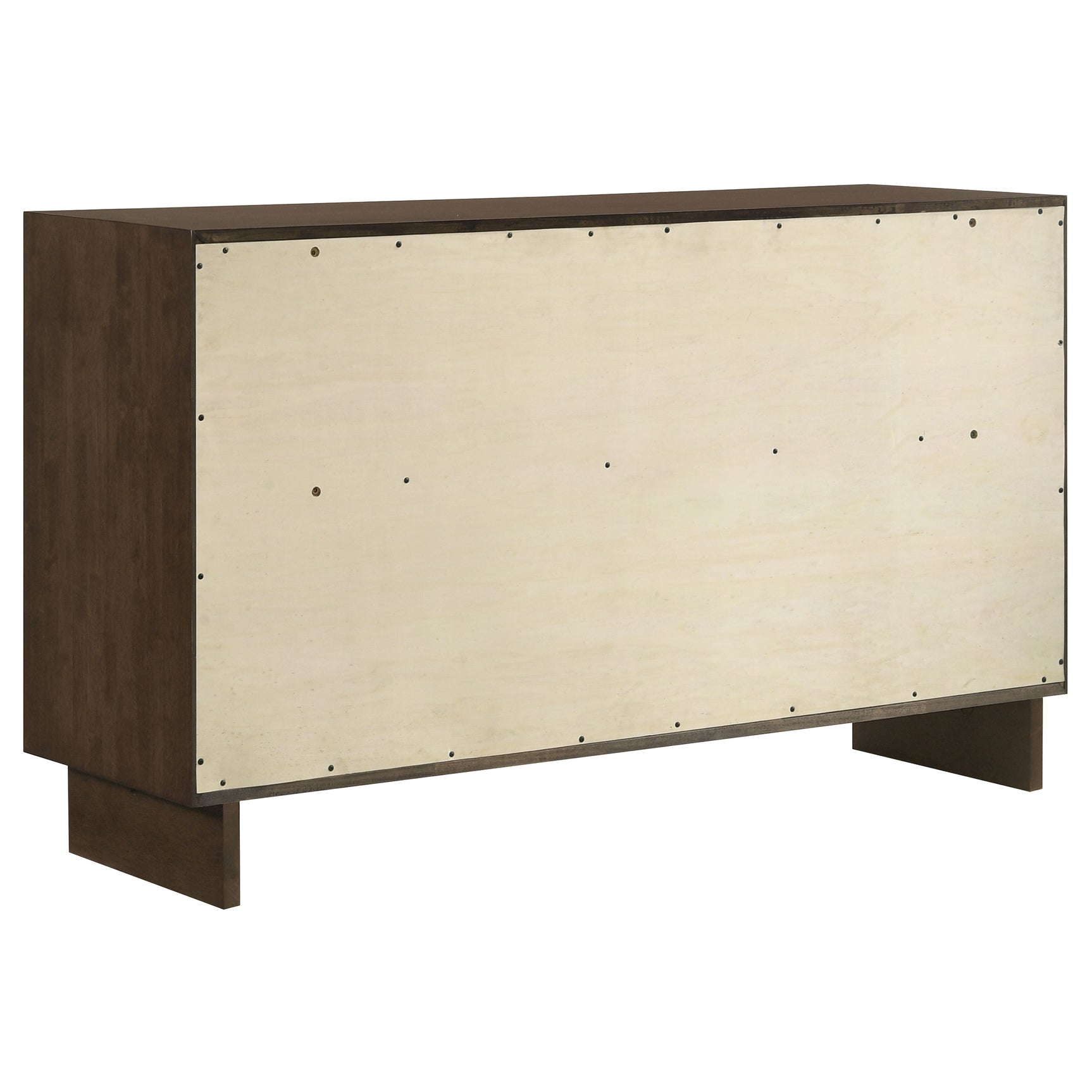 Glenwood 6-drawer Dresser Cabinet Warm Brown - Tampa Furniture Outlet