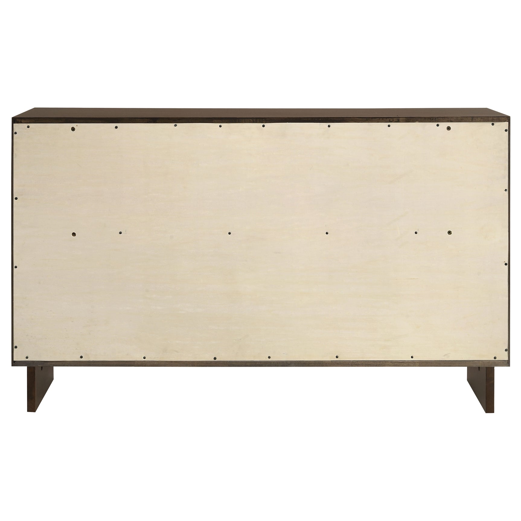 Glenwood 6-drawer Dresser Cabinet Warm Brown - Tampa Furniture Outlet