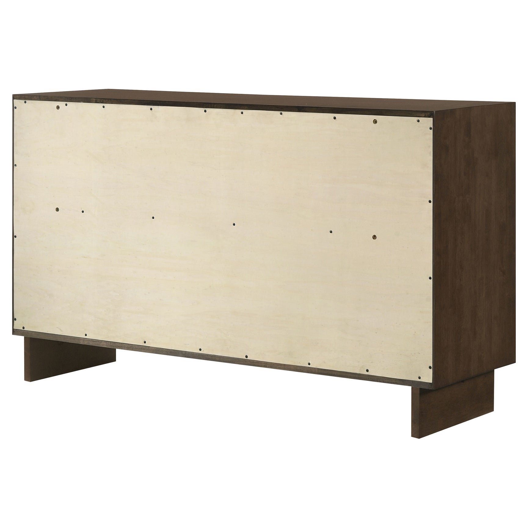 Glenwood 6-drawer Dresser Cabinet Warm Brown - Tampa Furniture Outlet