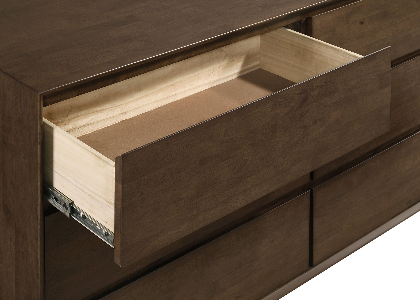 Glenwood 6-drawer Dresser Cabinet Warm Brown - Tampa Furniture Outlet
