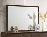 Glenwood Dresser Mirror Warm Brown - Tampa Furniture Outlet