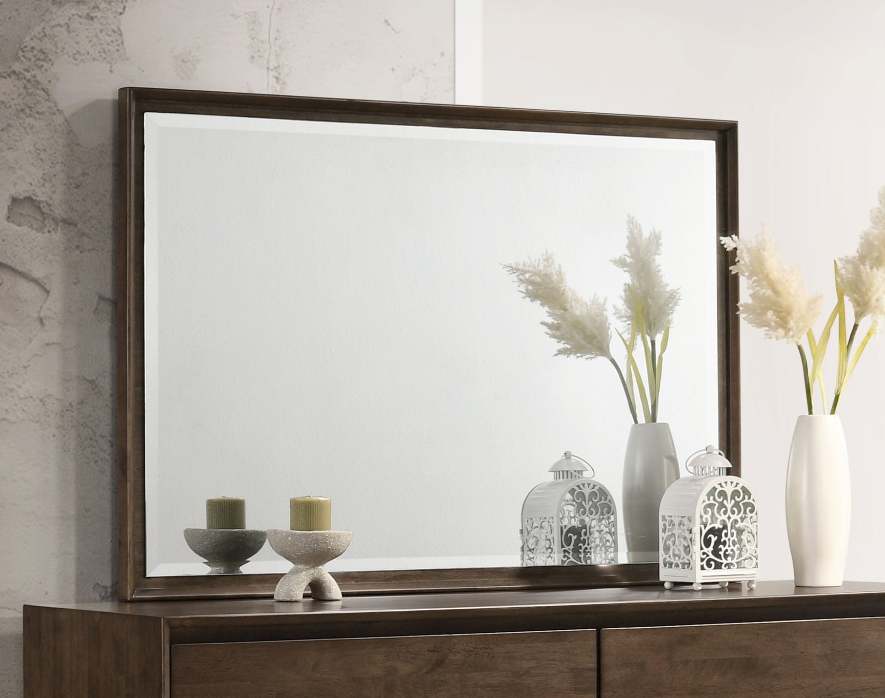 Glenwood Dresser Mirror Warm Brown - Tampa Furniture Outlet