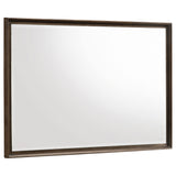 Tampa Furniture Outlet - Coaster - Glenwood Dresser Mirror Warm Brown - 225014