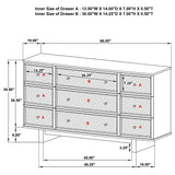 Kailani 4-piece Eastern King Bedroom Set Beige Oak - Tampa Furniture Outlet