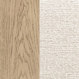 Kailani 52-inch California King Wingback Bed Beige Oak - Tampa Furniture Outlet