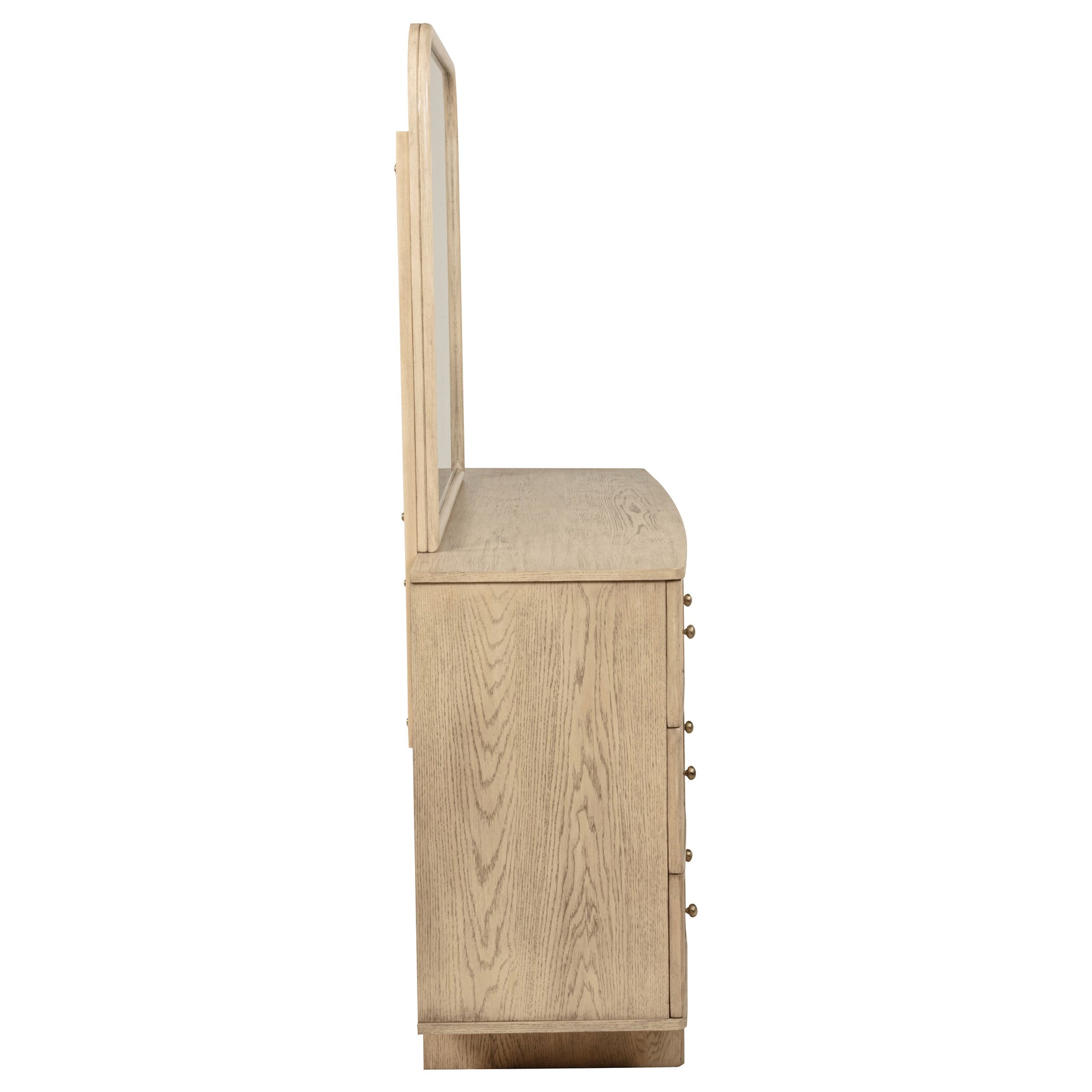Kailani 9-drawer Dresser and Mirror Beige Oak - Tampa Furniture Outlet